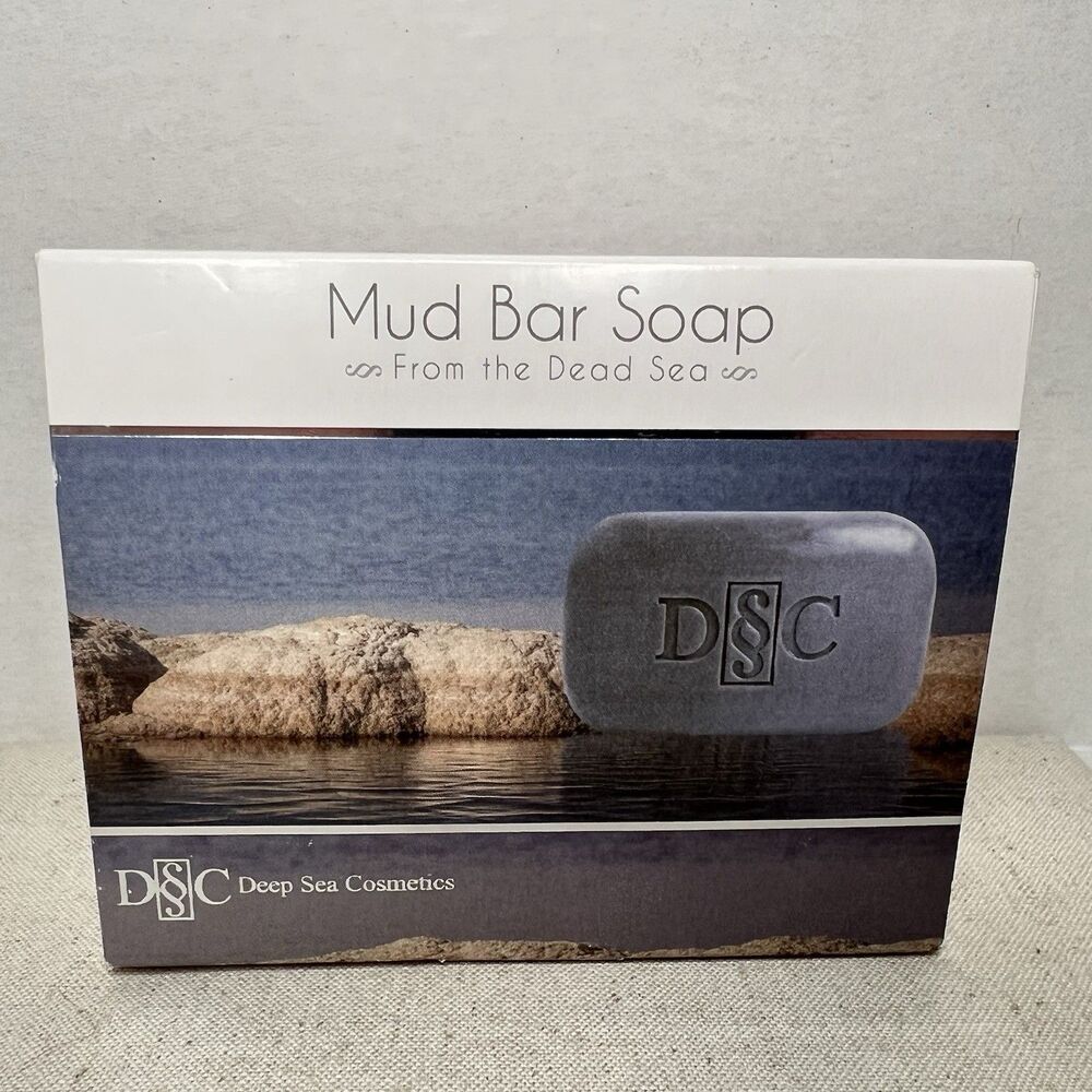 Deep Sea Cosmetics Mud Bar Soap New